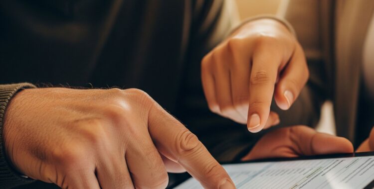 Elementos gráficos sutis que remetam a documentos (como um contrato aberto sobre uma mesa com uma caneta ao lado) ou um calendário com datas marcadas (de forma positiva, sem conotação de espera excessiva).